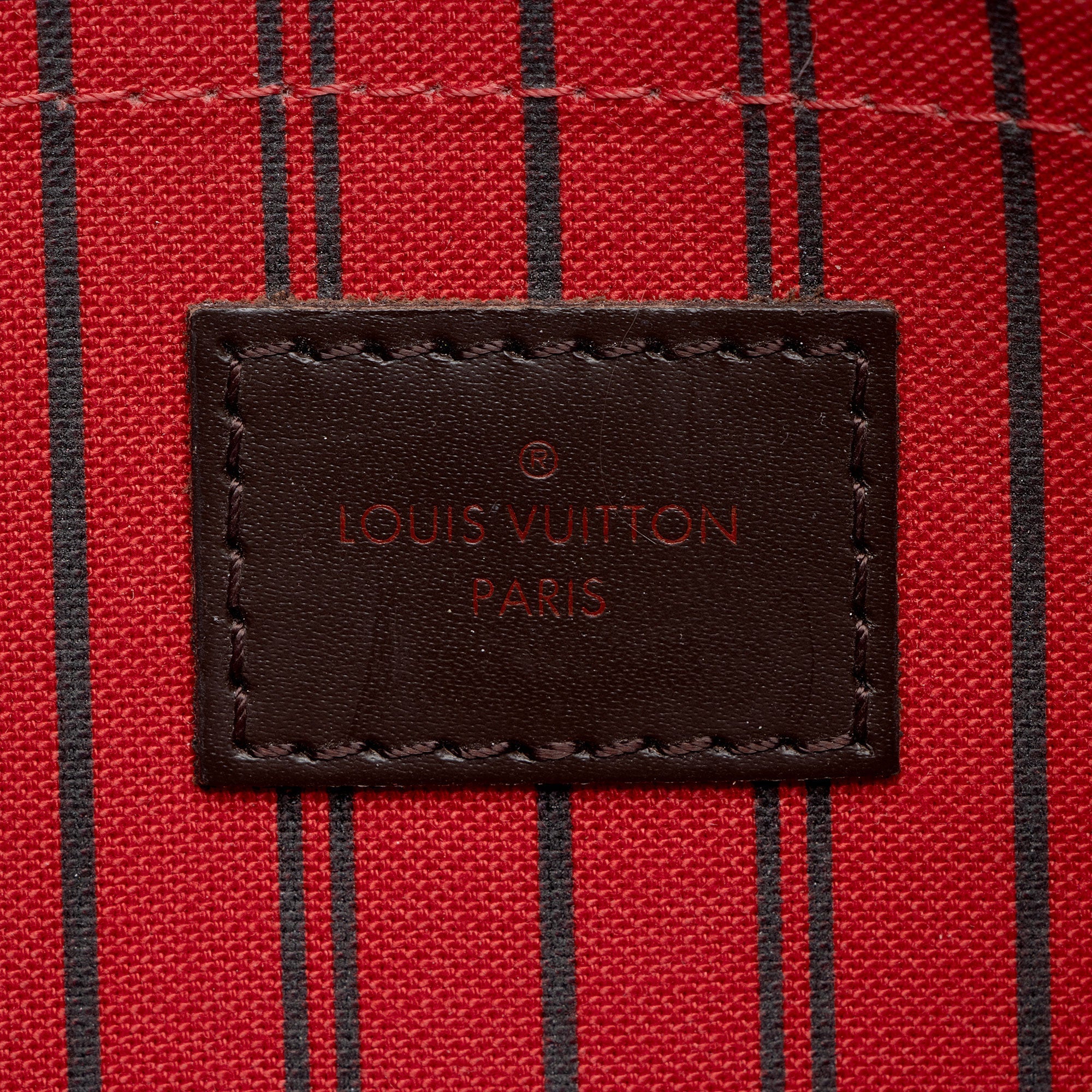 Louis Vuitton Damier Ebene Neverfull GM Tote