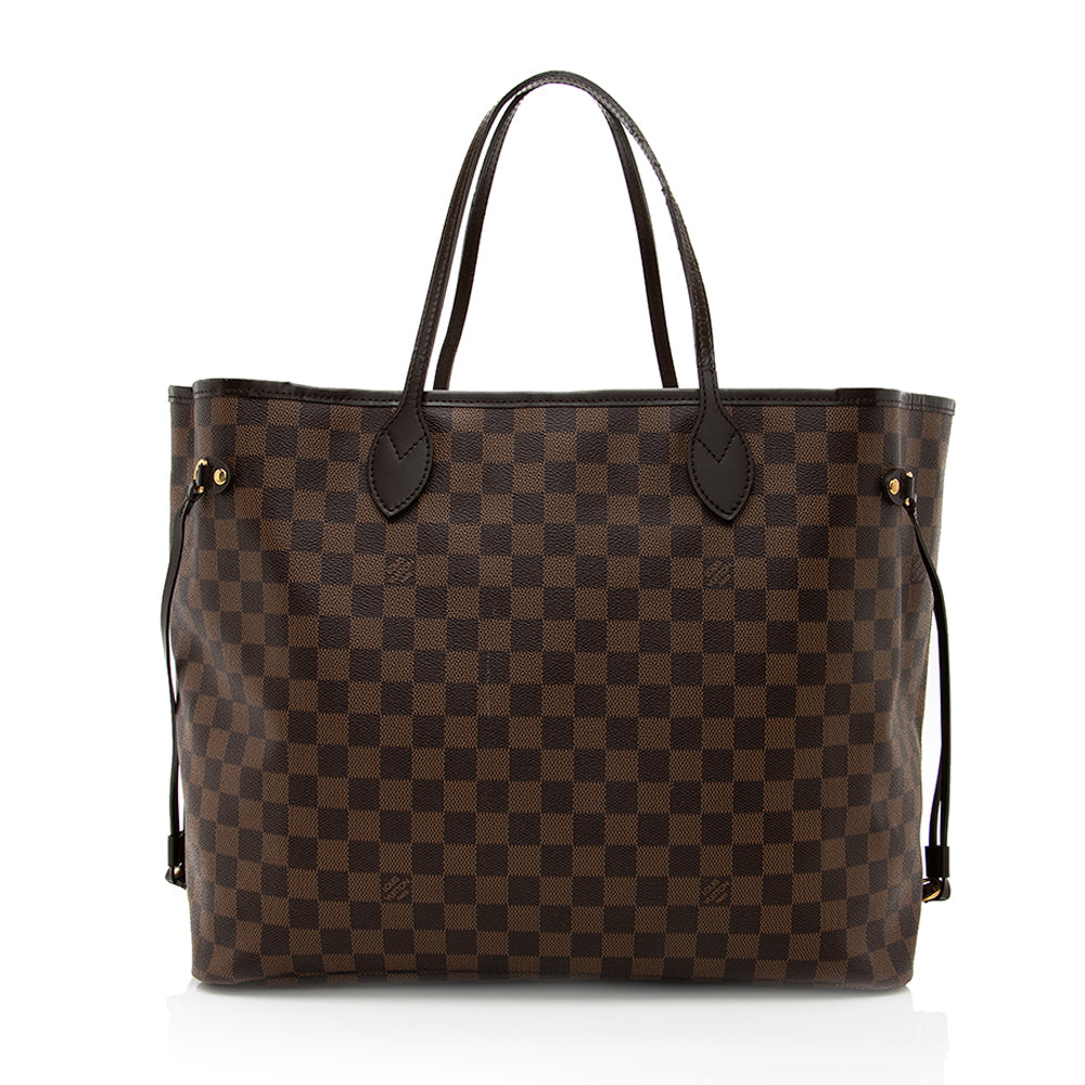 Louis Vuitton Damier Ebene Neverfull GM Tote (SHF-19779)