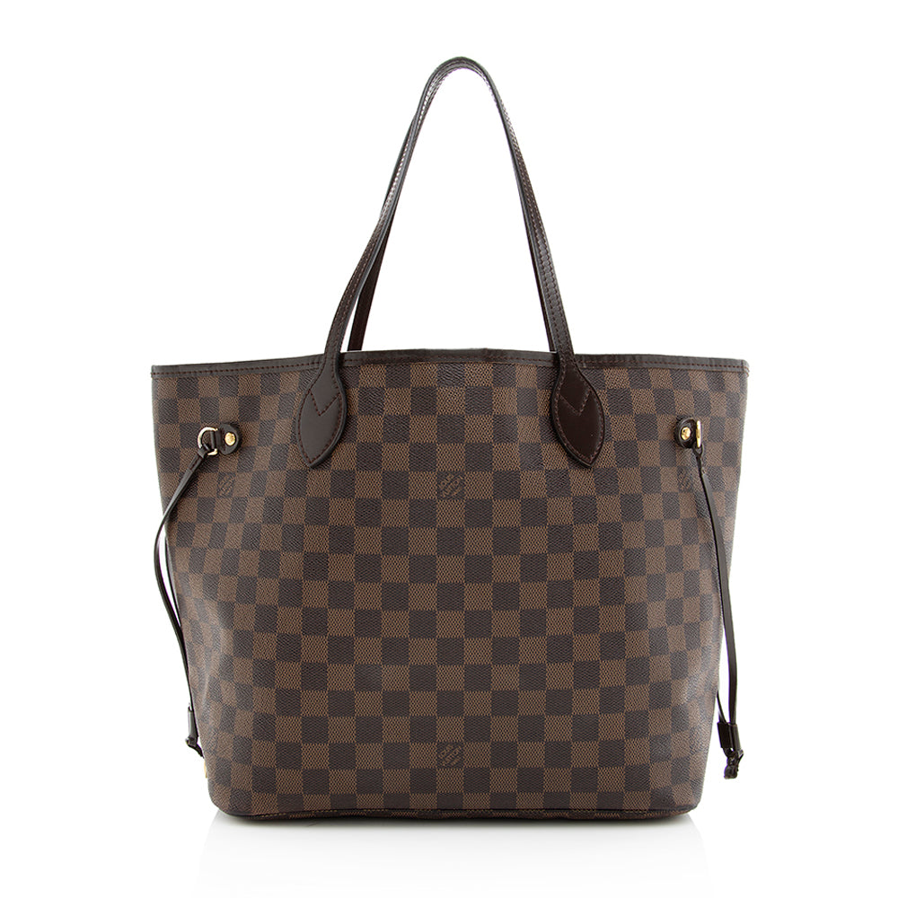 Louis Vuitton Damier Ebene Neverfull MM Tote - FINAL SALE (SHF-19635)