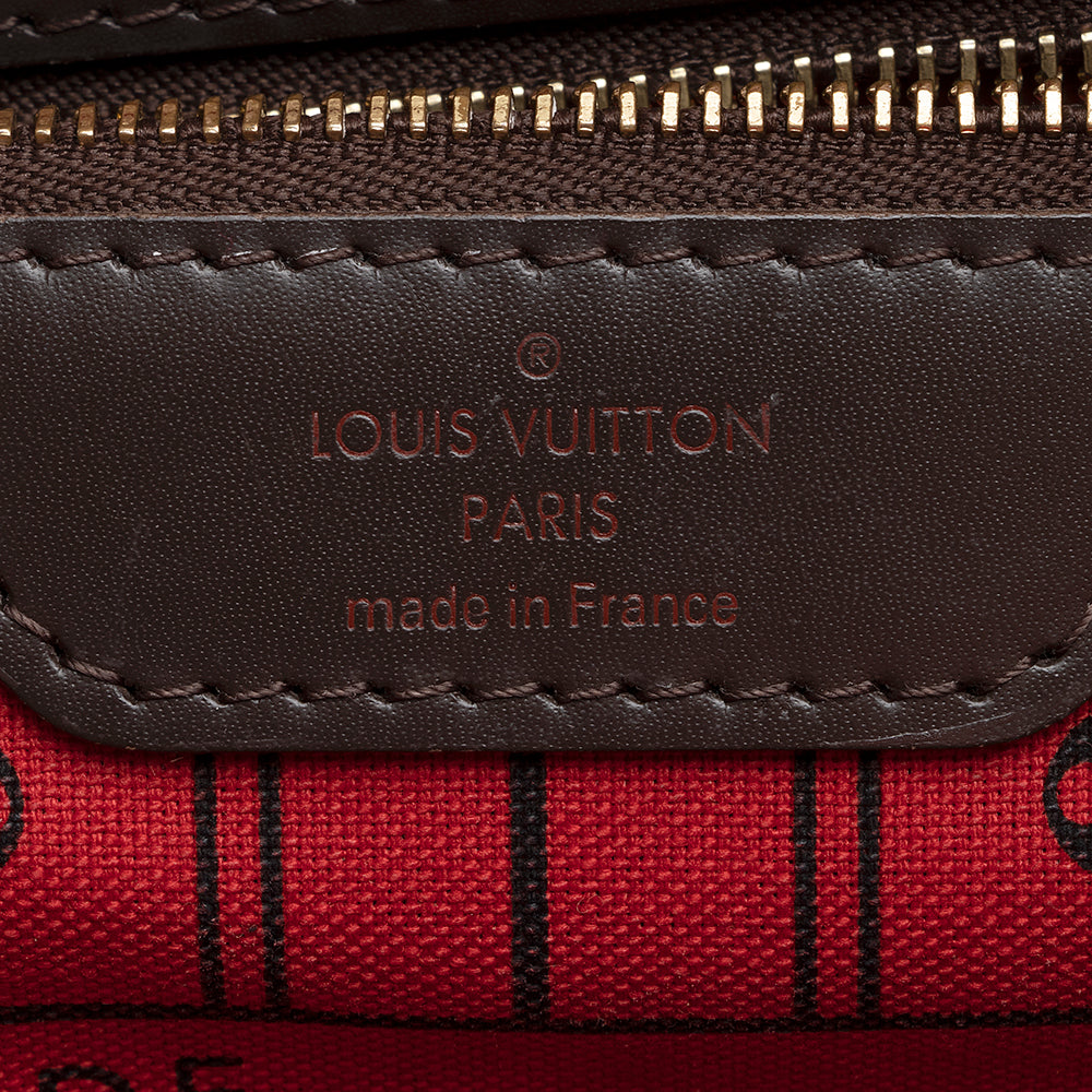 Louis Vuitton Damier Ebene Neverfull MM Tote - FINAL SALE (SHF-19635)