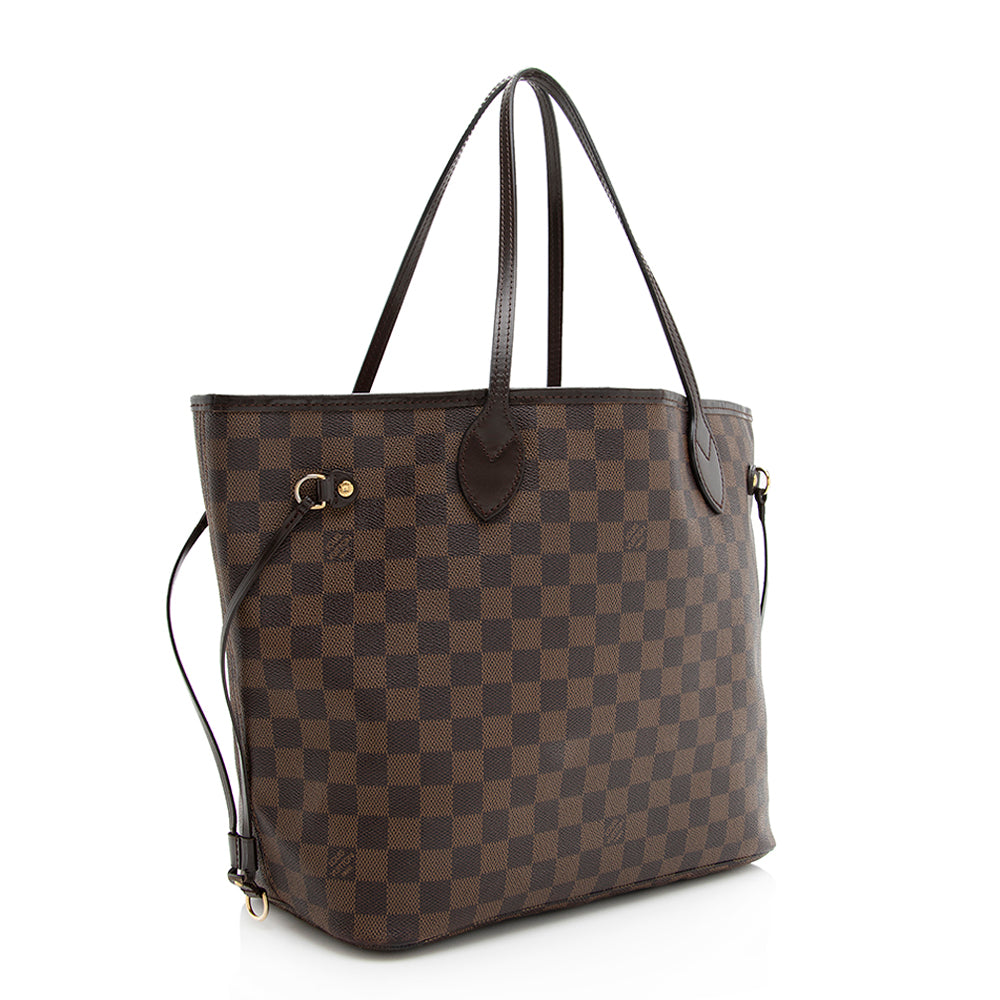 Louis Vuitton Damier Ebene Neverfull MM Tote - FINAL SALE (SHF-19635)