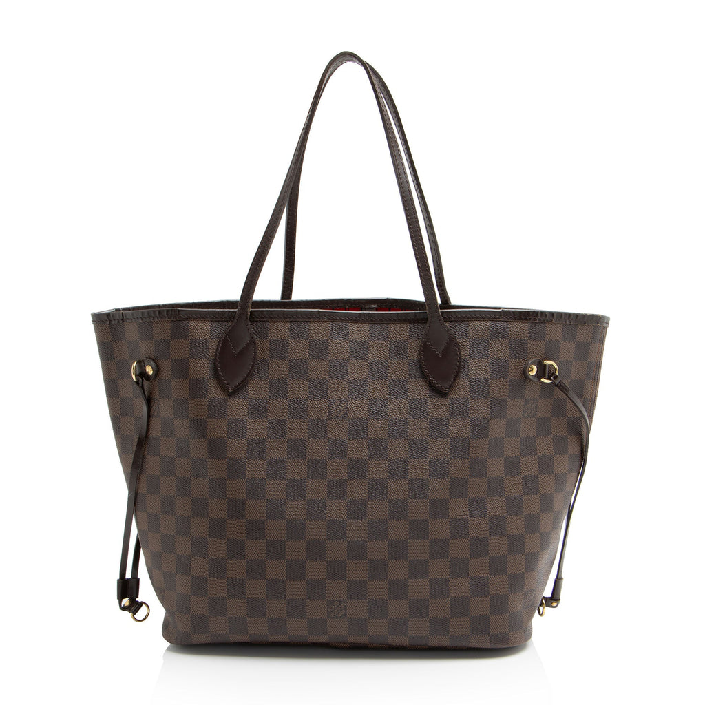 Louis Vuitton Damier Ebene Neverfull MM Tote