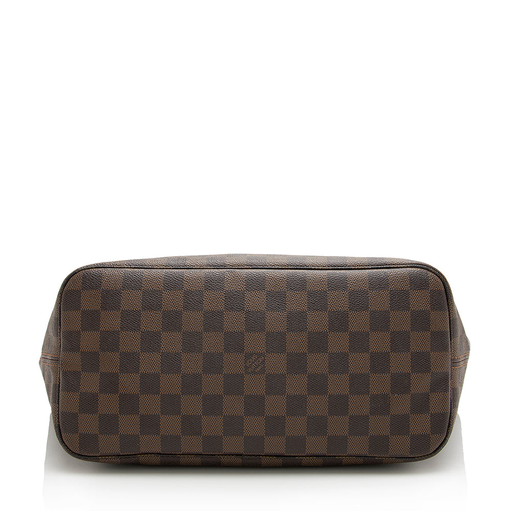 Louis Vuitton Damier Ebene Neverfull MM Tote (SHF-22922)
