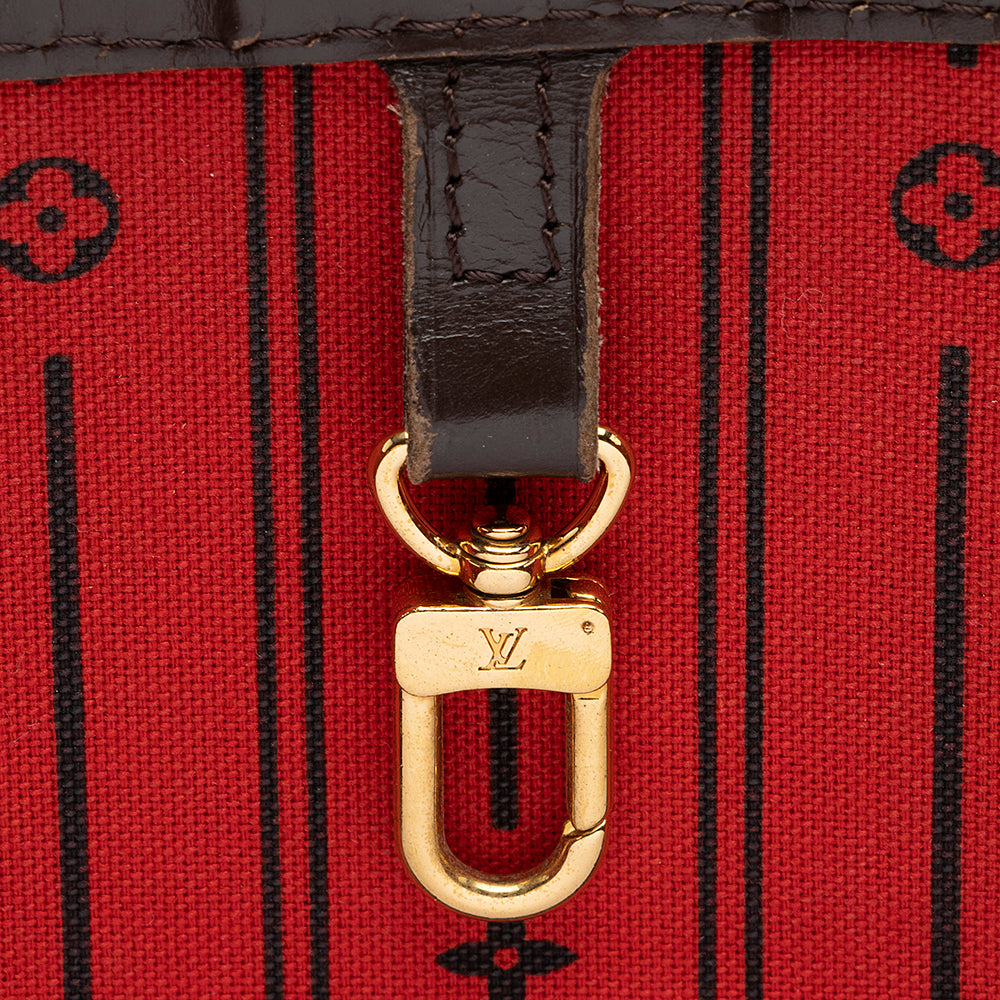 Louis Vuitton Damier Ebene Neverfull MM Tote (SHF-22922)