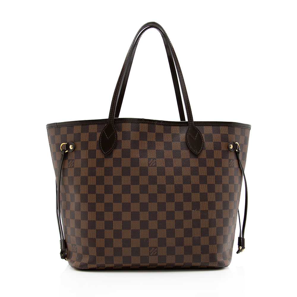 Louis Vuitton Damier Ebene Neverfull MM Tote (SHF-18538)