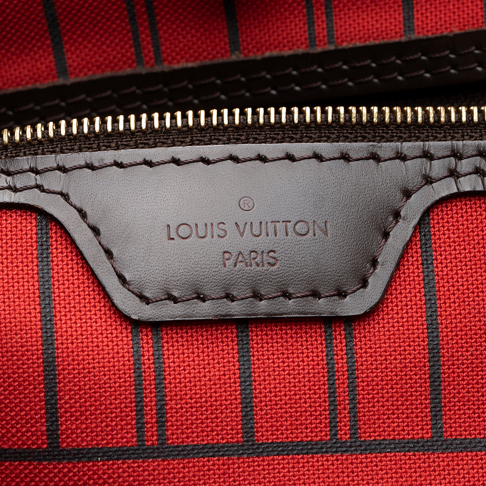 Louis Vuitton Damier Ebene Neverfull MM Tote (SHF-18538)