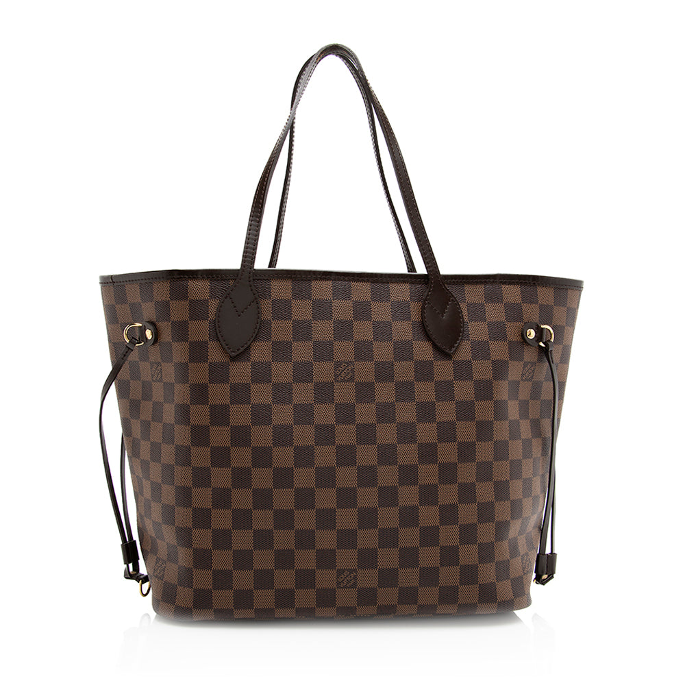 Louis Vuitton Damier Ebene Neverfull MM Tote (SHF-20026)