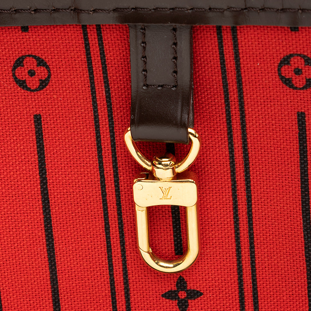 Louis Vuitton Damier Ebene Neverfull MM Tote (SHF-20027)