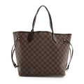 Louis Vuitton Damier Ebene Neverfull MM Tote (SHF-20027)