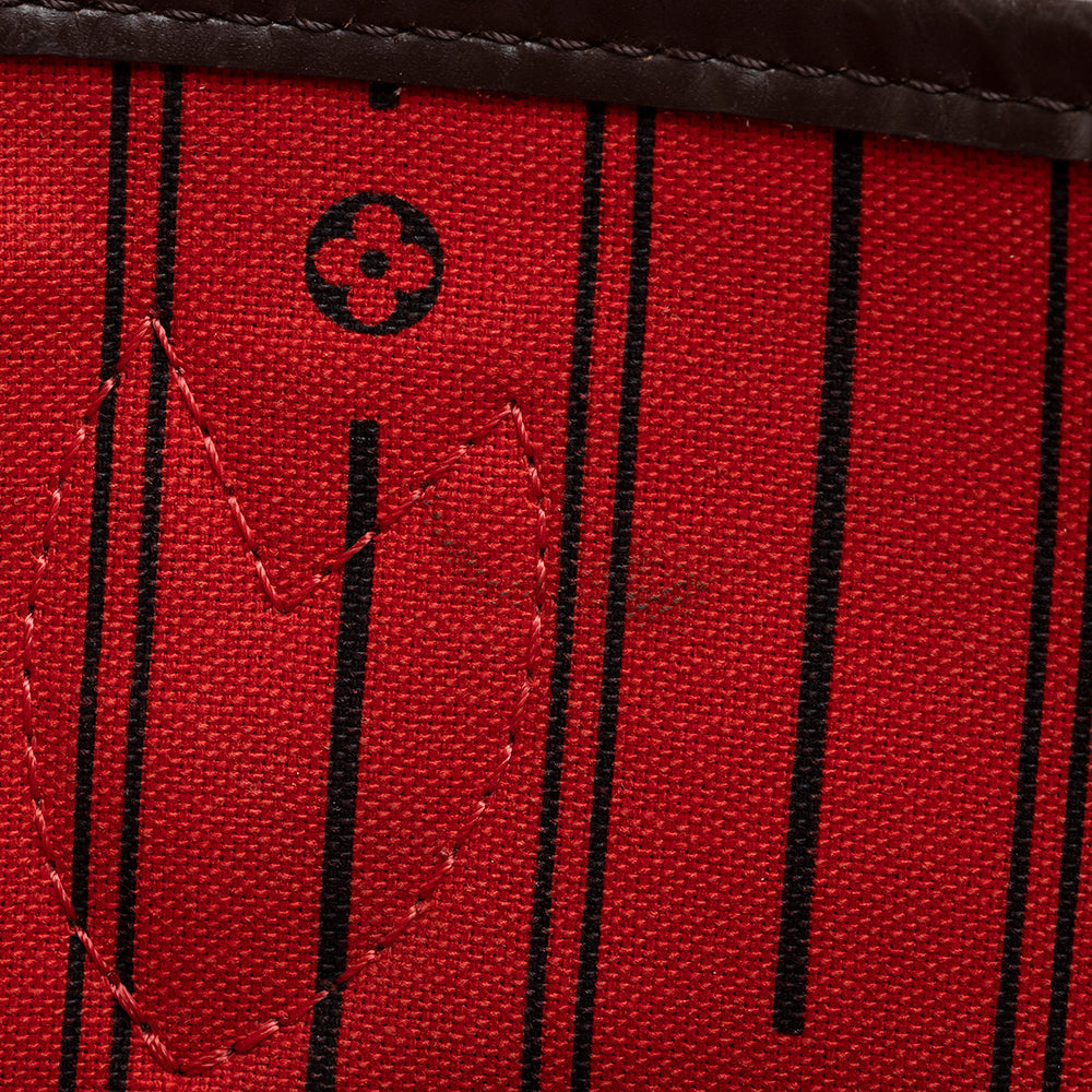 Louis Vuitton Damier Ebene Neverfull MM Tote
