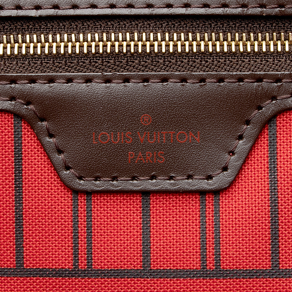 Louis Vuitton Damier Ebene Neverfull MM Tote (SHF-19408)