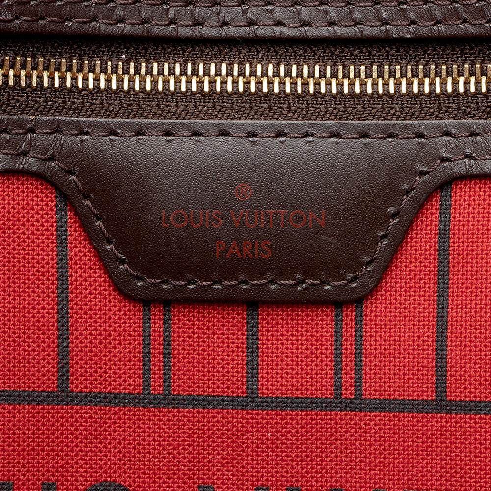 Louis Vuitton Damier Ebene Neverfull MM Tote (SHF-19670)