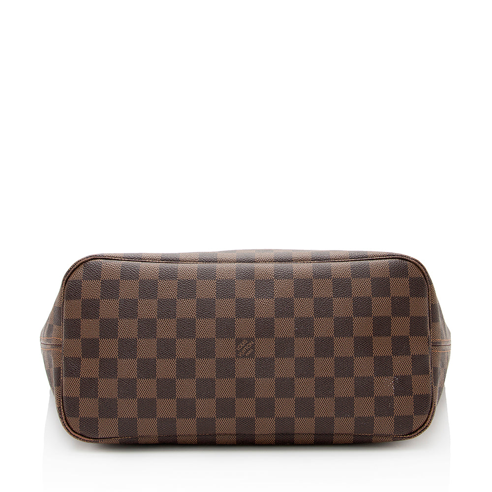 Louis Vuitton Damier Ebene Neverfull MM Tote (SHF-21444)