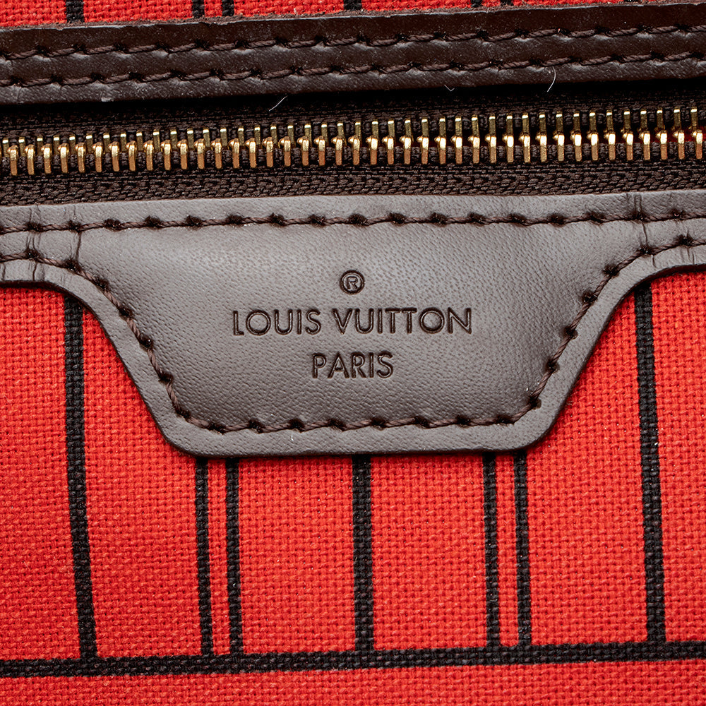 Louis Vuitton Damier Ebene Neverfull MM Tote (SHF-21444)