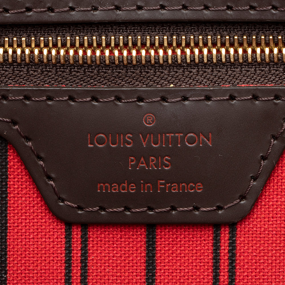 Louis Vuitton Damier Ebene Neverfull MM Tote (SHF-21394)