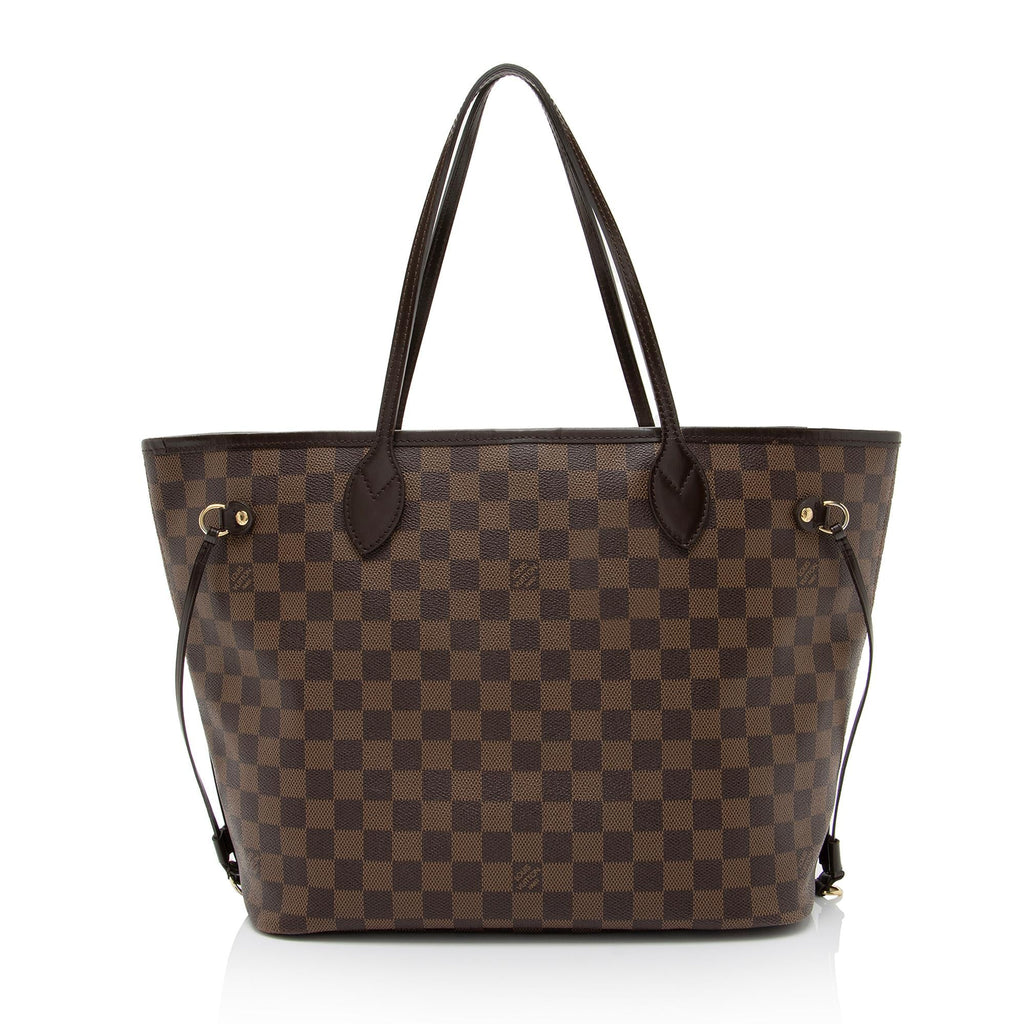 Louis Vuitton Damier Ebene Neverfull MM Tote (SHF-MLh1LQ)