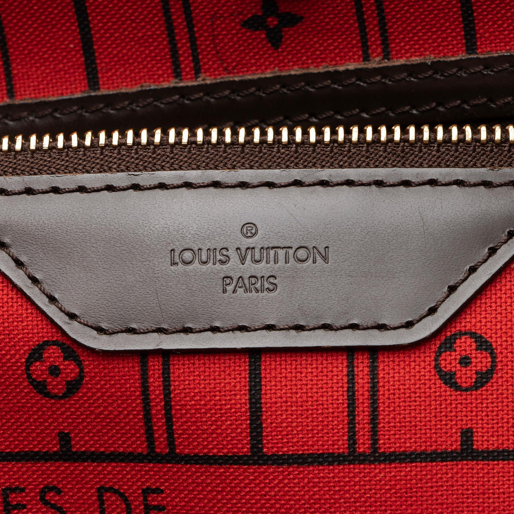 Louis Vuitton Damier Ebene Neverfull MM Tote (SHF-MLh1LQ)