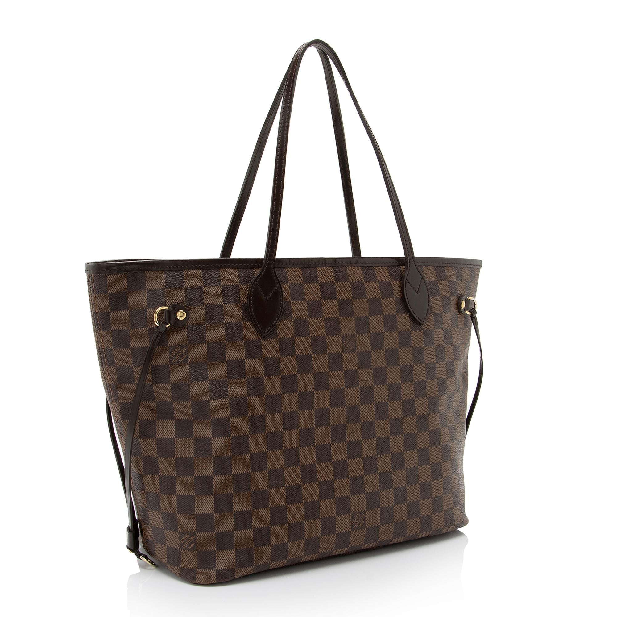 Louis Vuitton Damier Ebene Neverfull MM Tote (SHF-MLh1LQ)