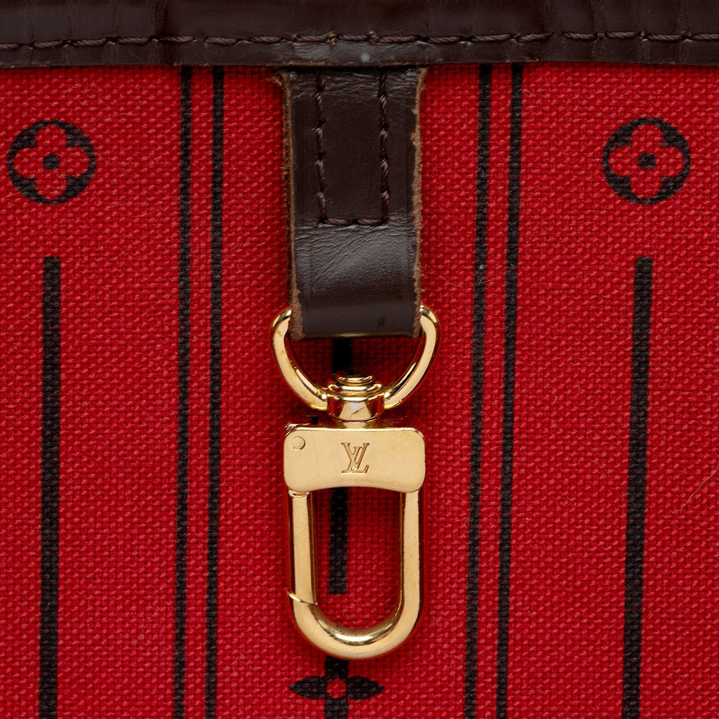 Louis Vuitton Damier Ebene Neverfull MM Tote (SHF-We5zC7)