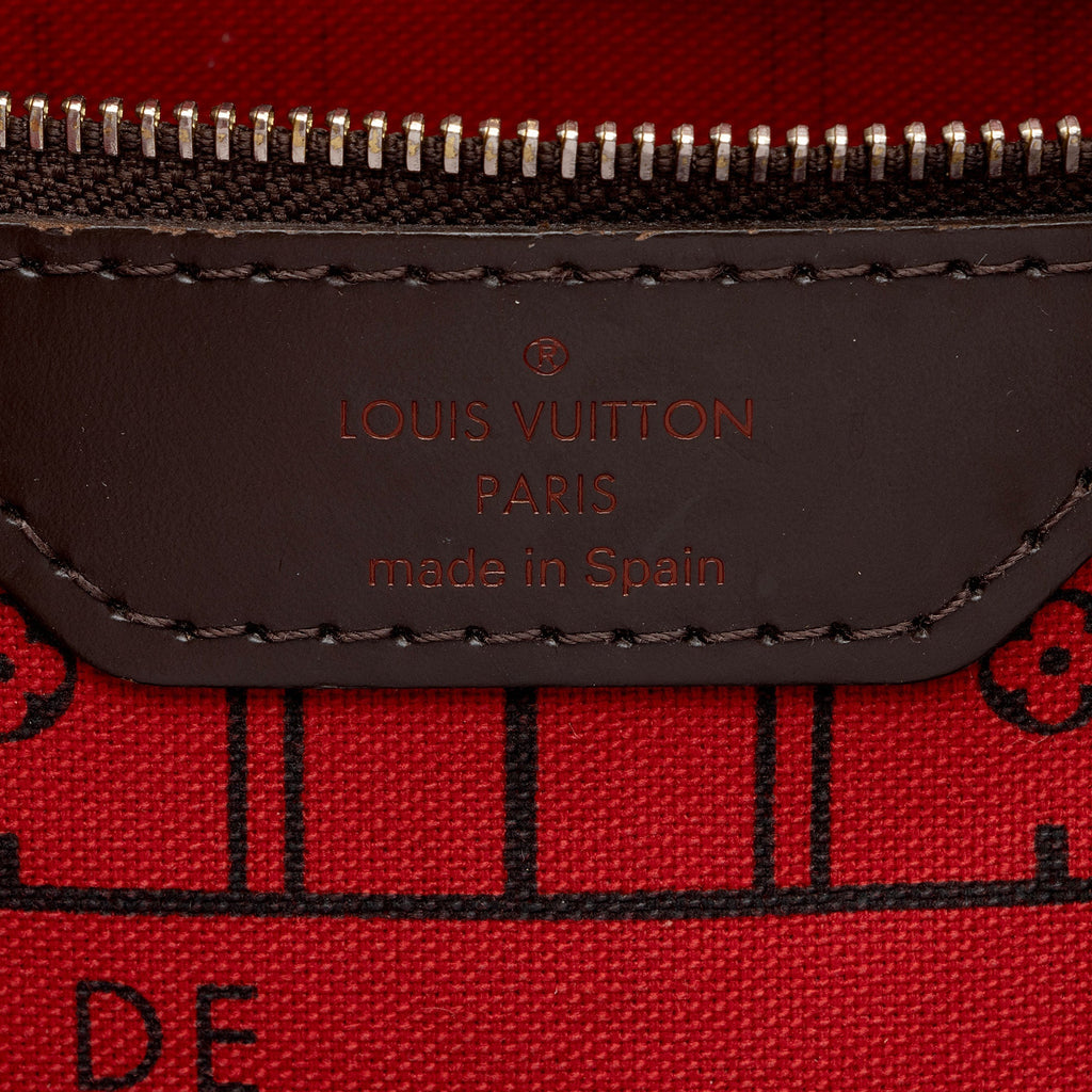 Louis Vuitton Damier Ebene Neverfull MM Tote (SHF-We5zC7)