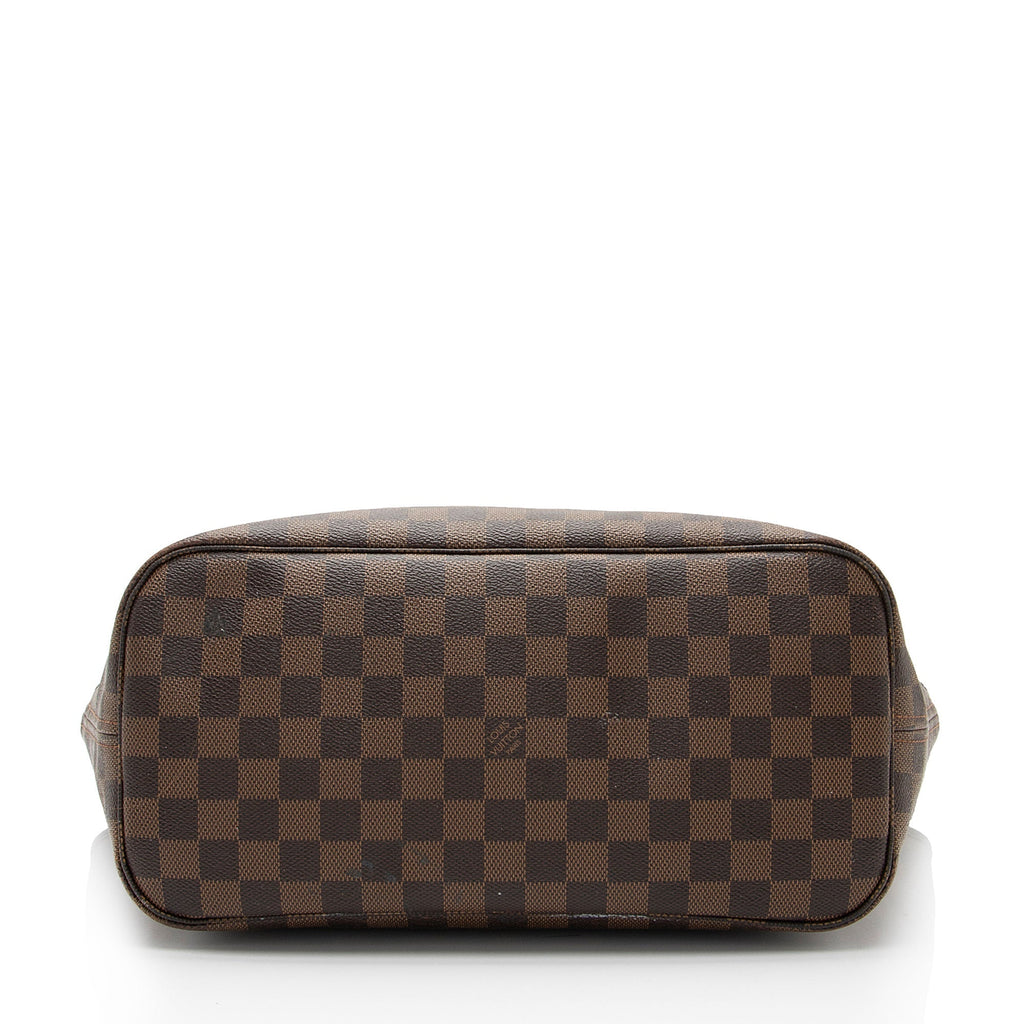 Louis Vuitton Damier Ebene Neverfull MM Tote (SHF-DL3qA5)