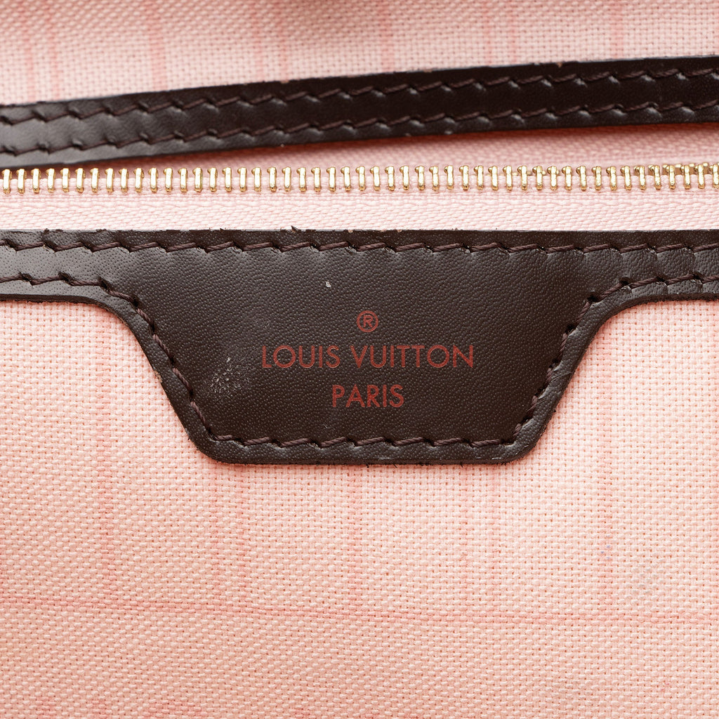 Louis Vuitton Damier Ebene Neverfull MM Tote (SHF-DL3qA5)