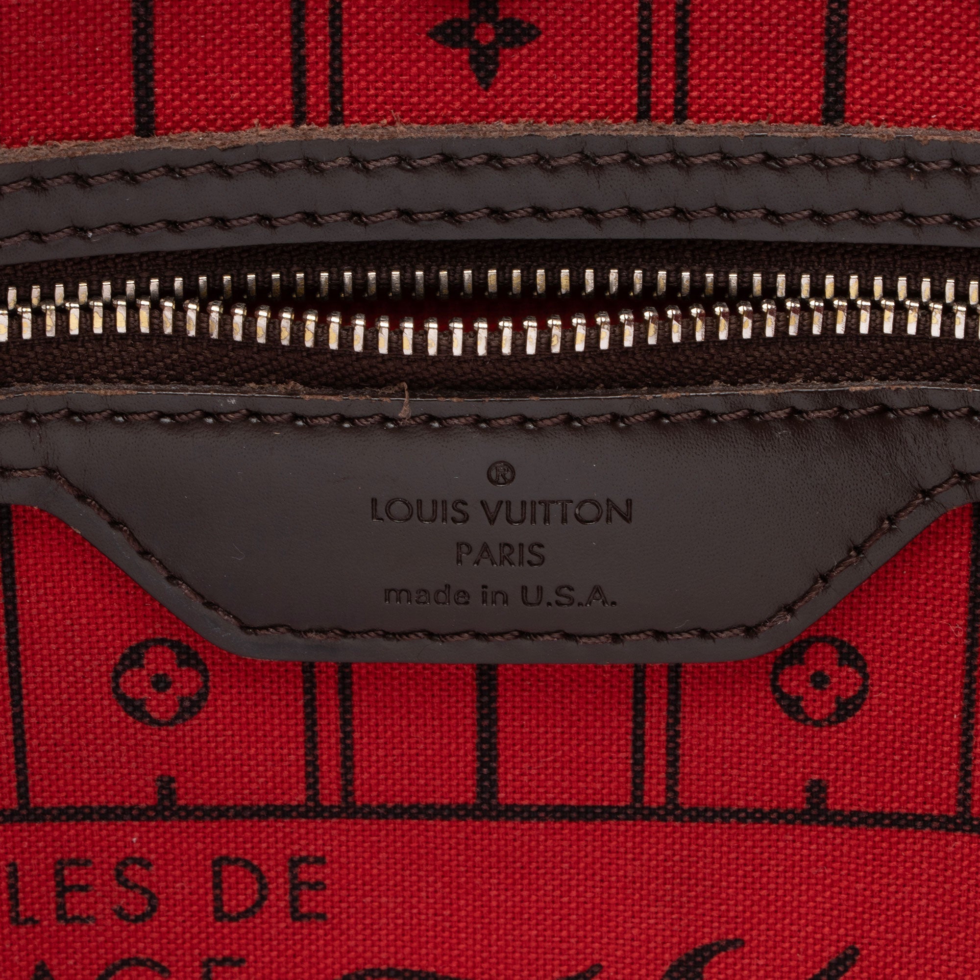 Louis Vuitton Damier Ebene Neverfull MM Tote (SHF-HLsZnH)