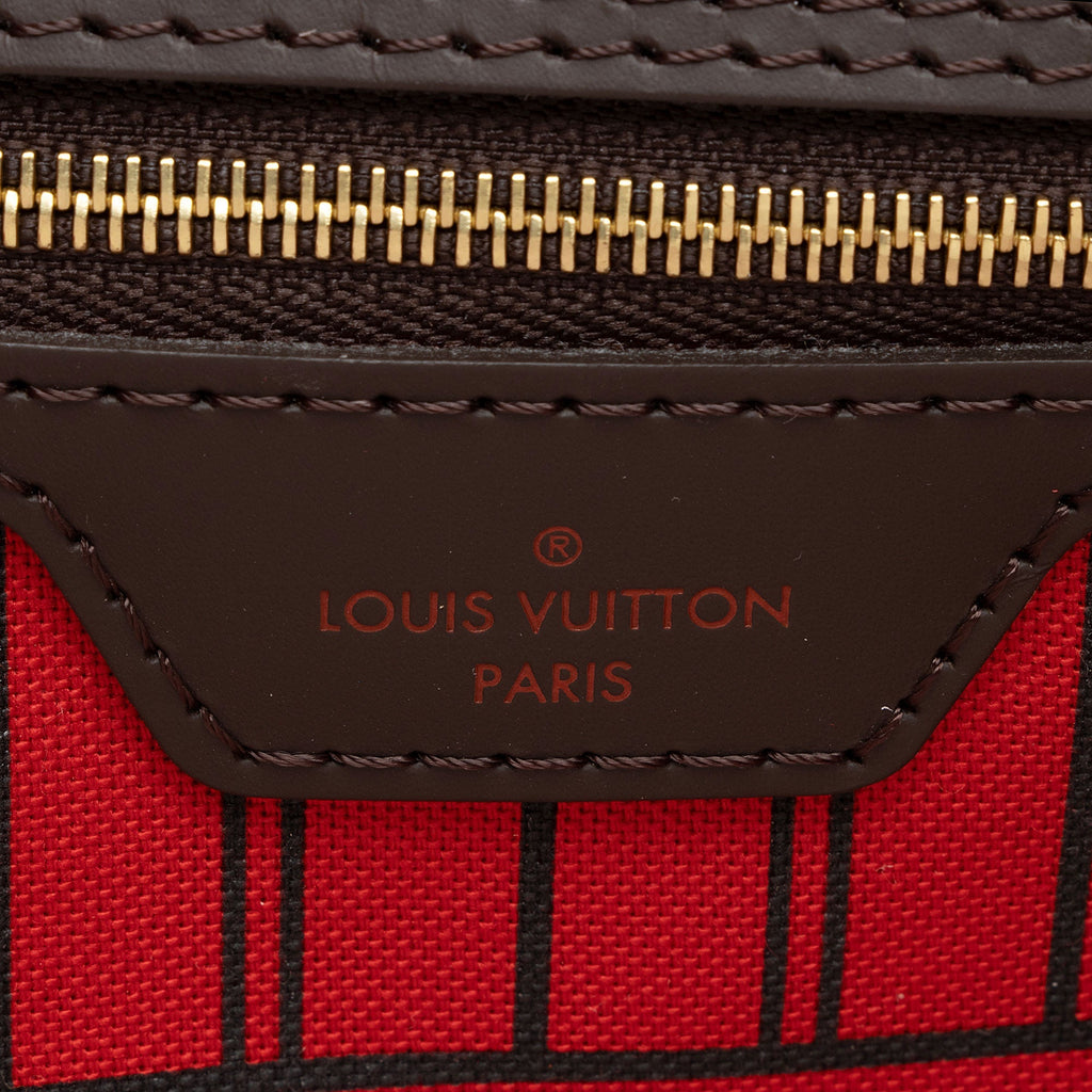 Louis Vuitton Damier Ebene Neverfull MM Tote (SHF-MGX6T7)