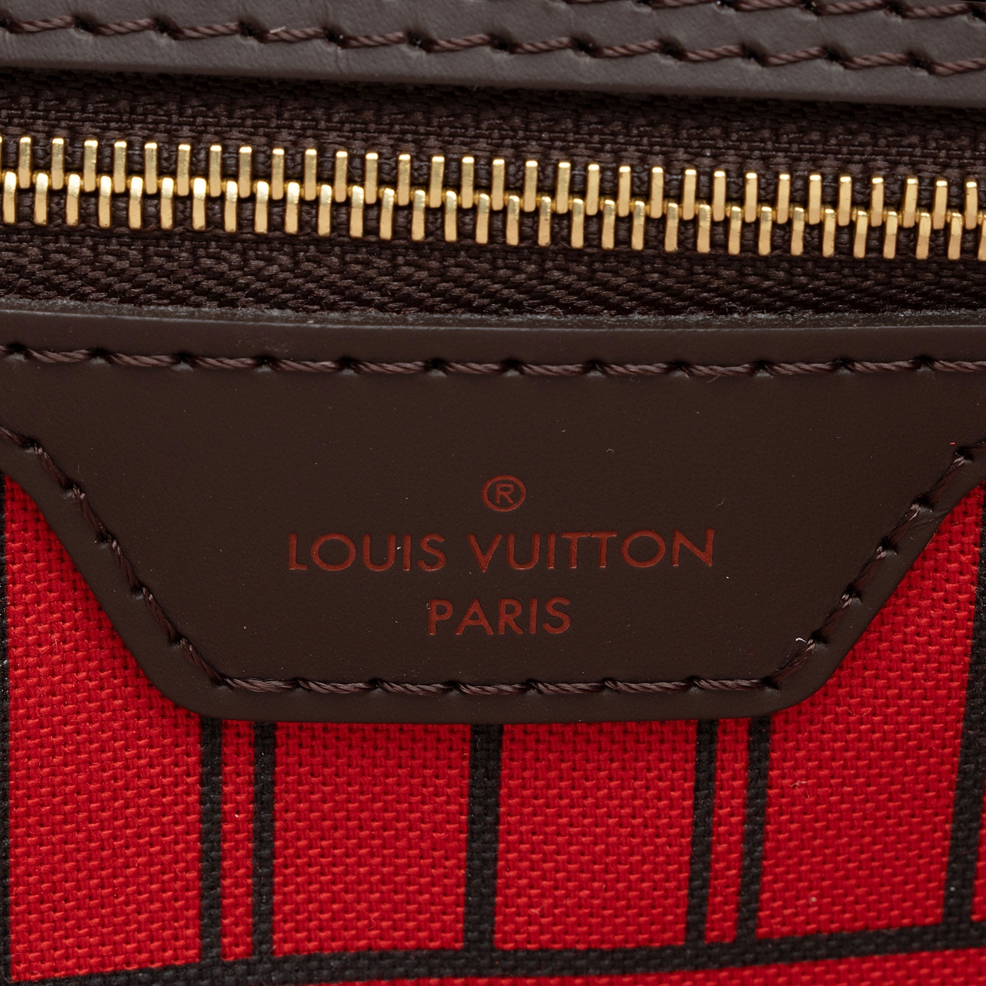 Louis Vuitton Damier Ebene Neverfull MM Tote (SHF-MGX6T7)