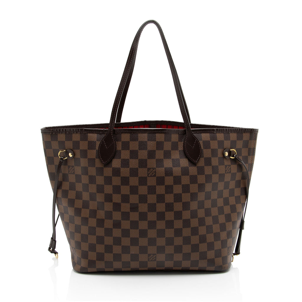 Louis Vuitton Damier Ebene Neverfull MM Tote (SHF-2MpTKF)