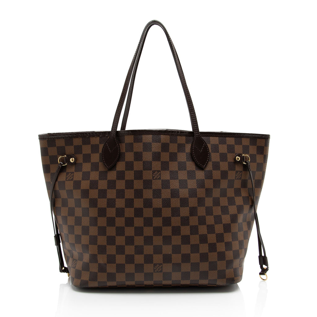 Louis Vuitton Damier Ebene Neverfull MM Tote (SHF-2MpTKF)