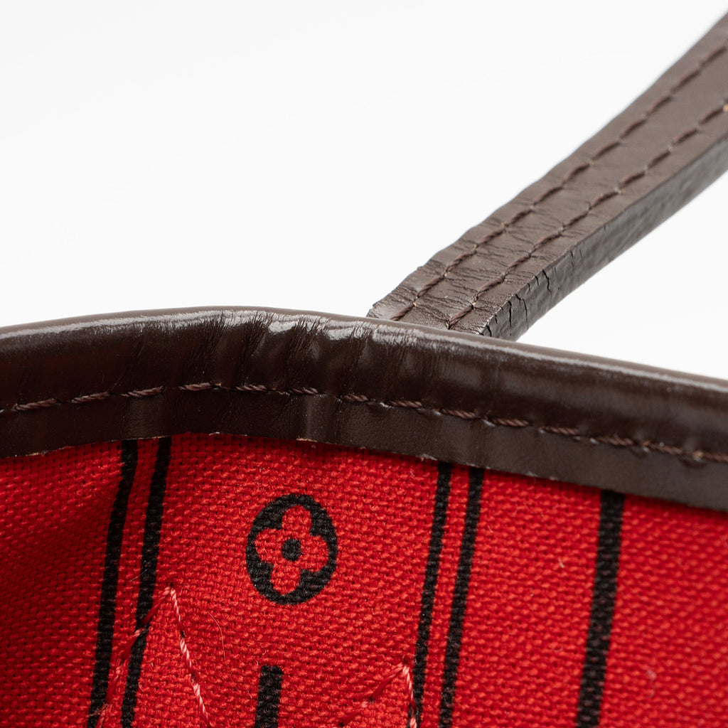 Louis Vuitton Damier Ebene Neverfull MM Tote (SHF-hTP9pR)
