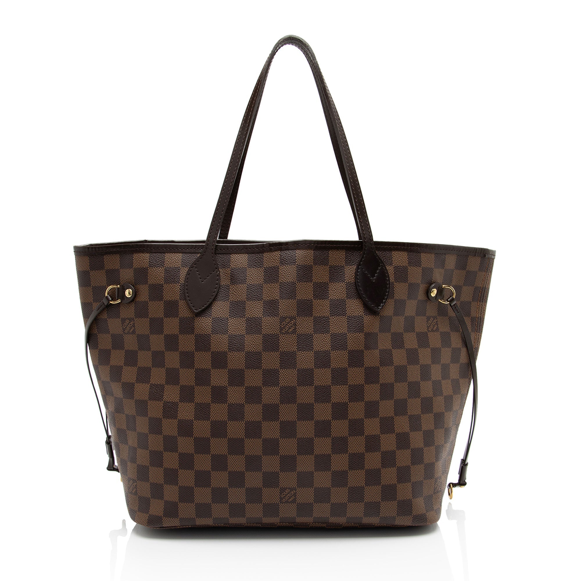 Louis Vuitton Damier Ebene Neverfull MM Tote (SHF-hTP9pR)