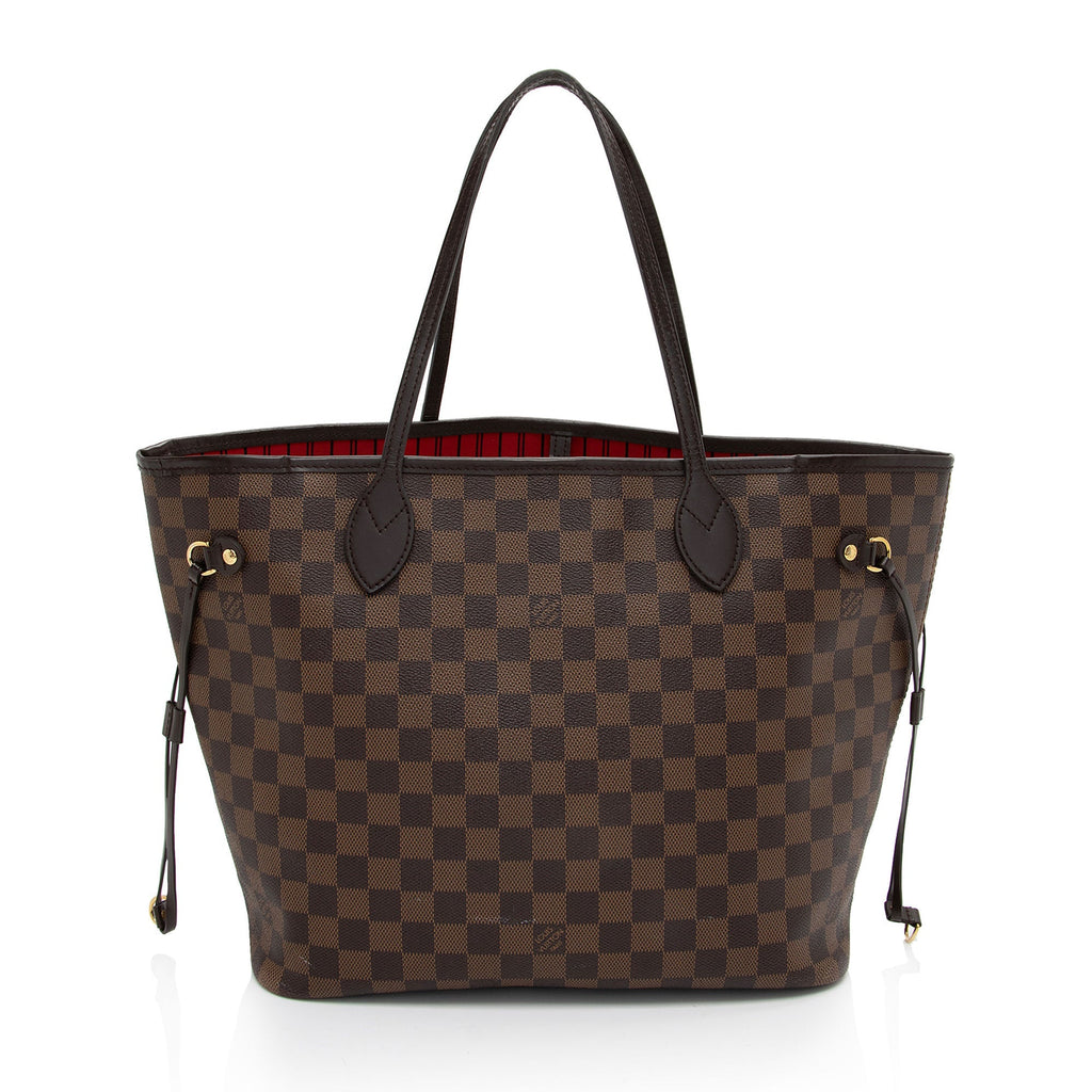 Louis Vuitton Damier Ebene Neverfull MM Tote (SHF-siwvNp)