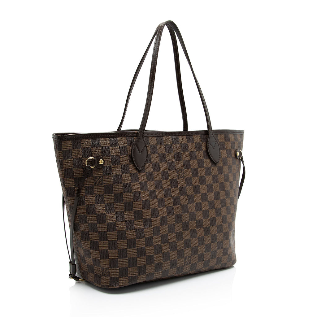 Louis Vuitton Damier Ebene Neverfull MM Tote (SHF-XRFSKx)