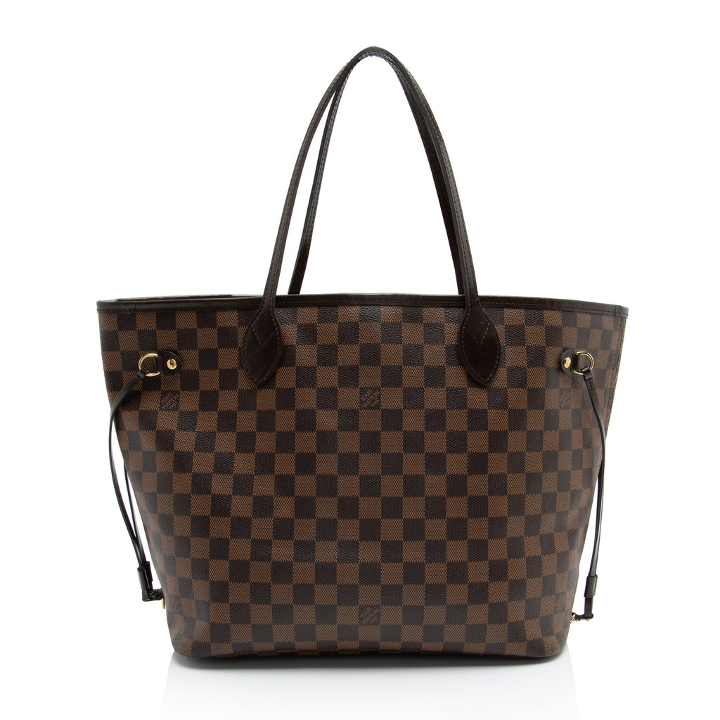 Louis Vuitton Damier Ebene Neverfull MM Tote (SHF-MCtMe7)