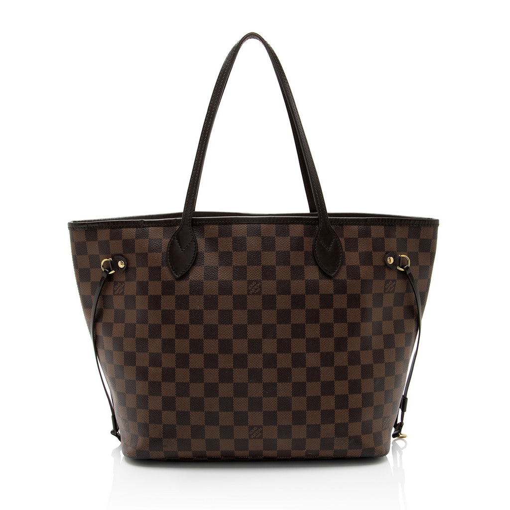 Louis Vuitton Damier Ebene Neverfull MM Tote (SHF-BSgxu3)