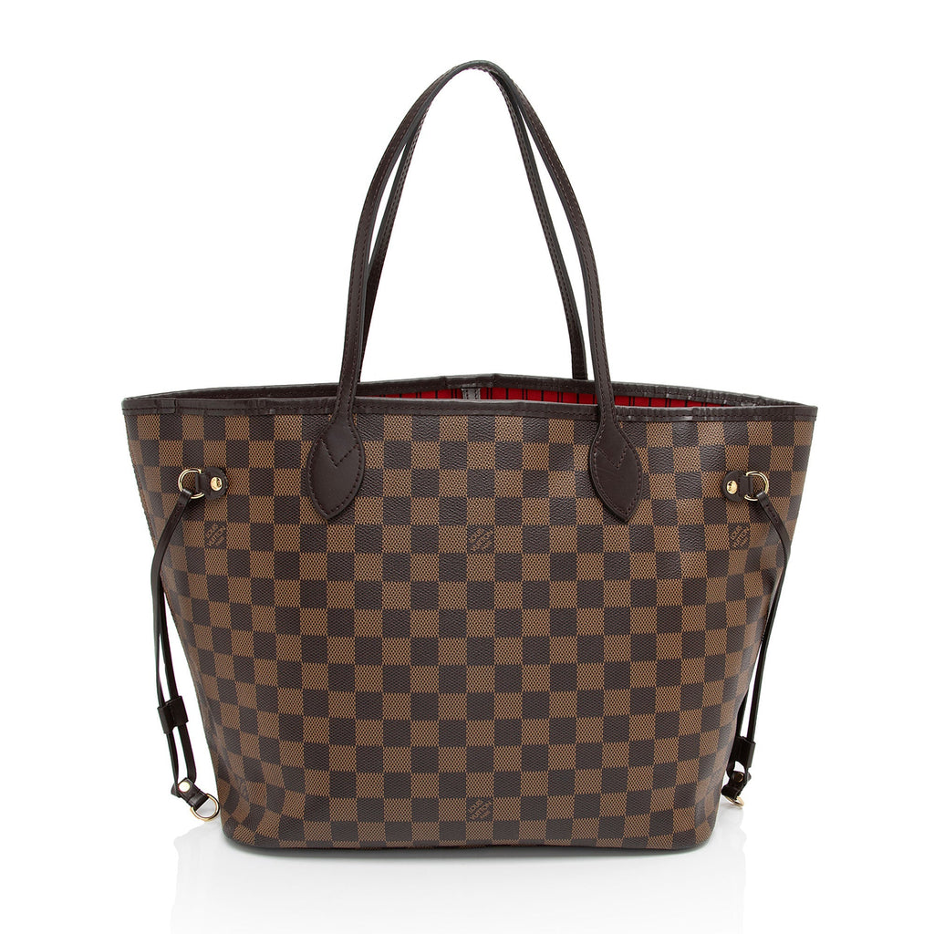 Louis Vuitton Damier Ebene Neverfull MM Tote (SHF-DzSy4A)