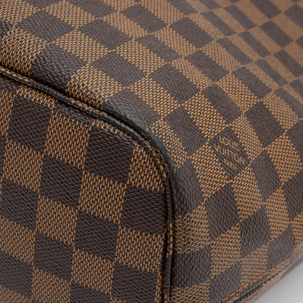 Louis Vuitton Damier Ebene Neverfull MM Tote (SHF-DzSy4A)