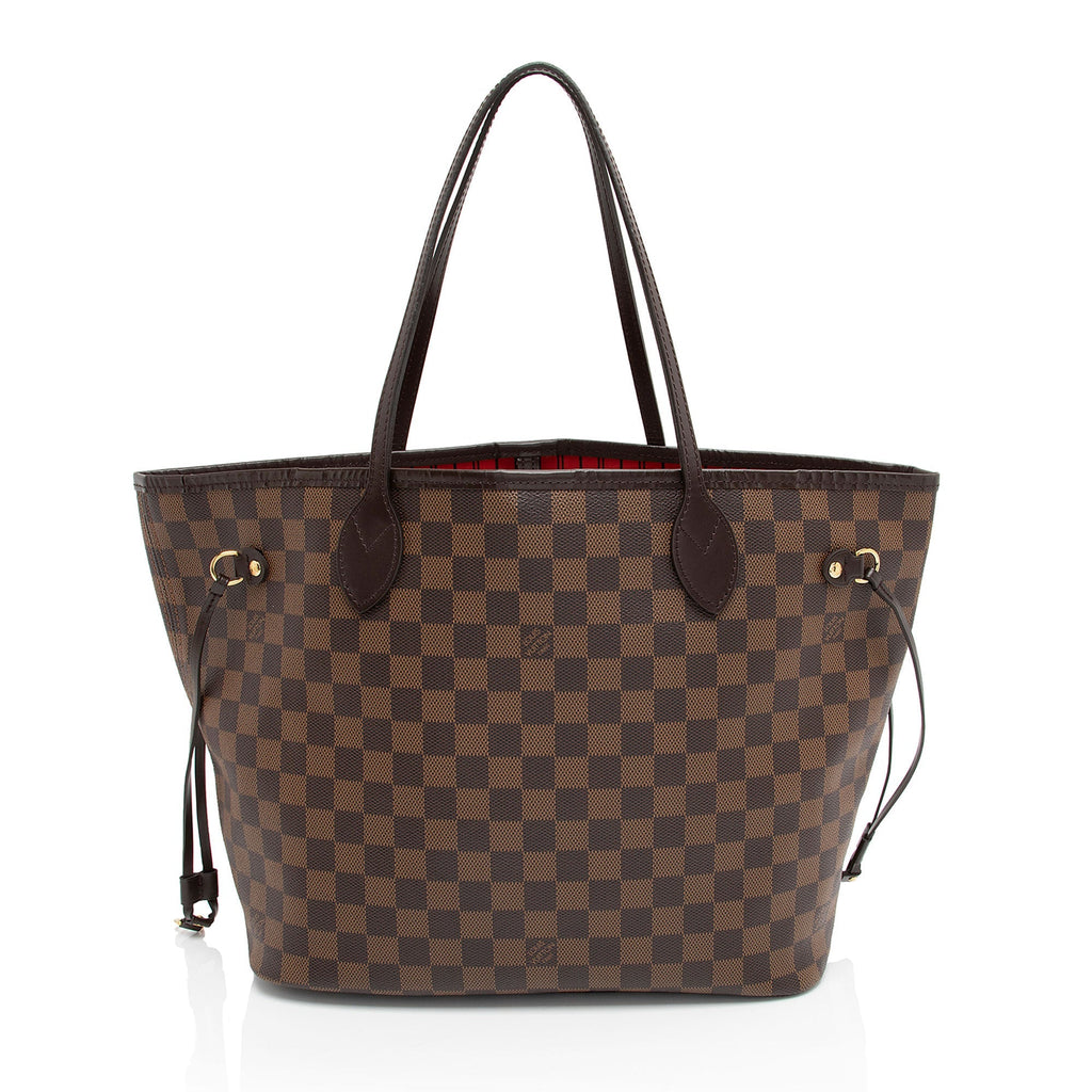 Louis Vuitton Damier Ebene Neverfull MM Tote (SHF-F1jD0J)