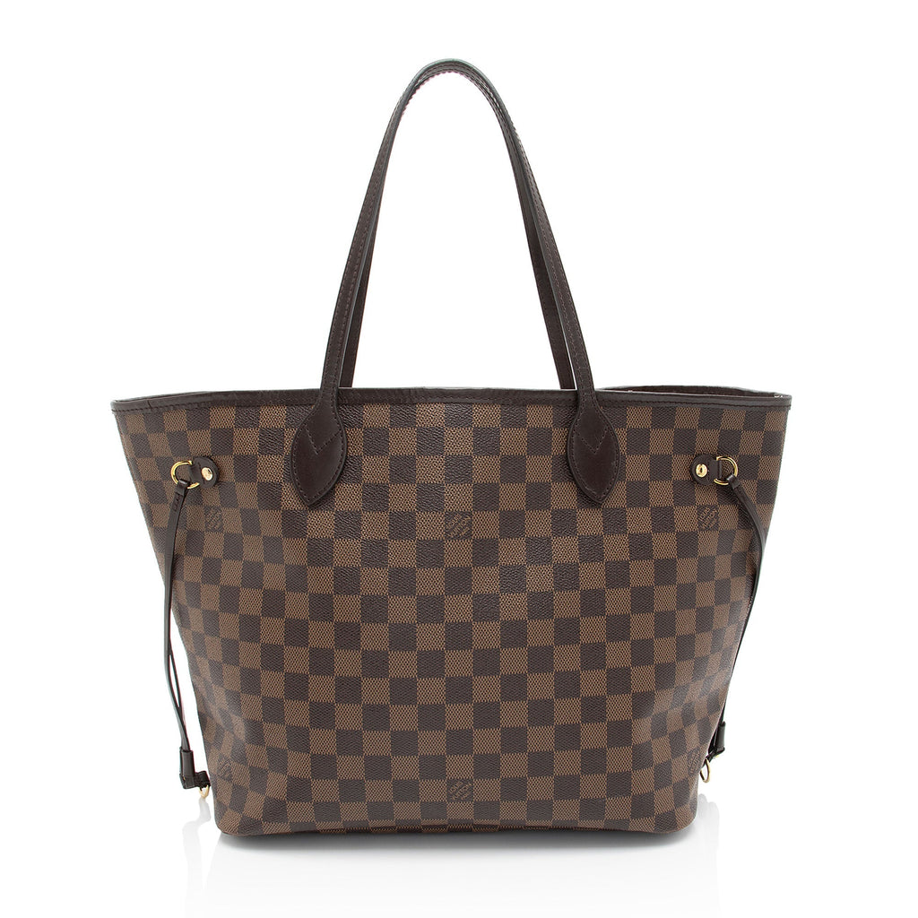 Louis Vuitton Damier Ebene Neverfull MM Tote - FINAL SALE (SHF-fsCnYu)