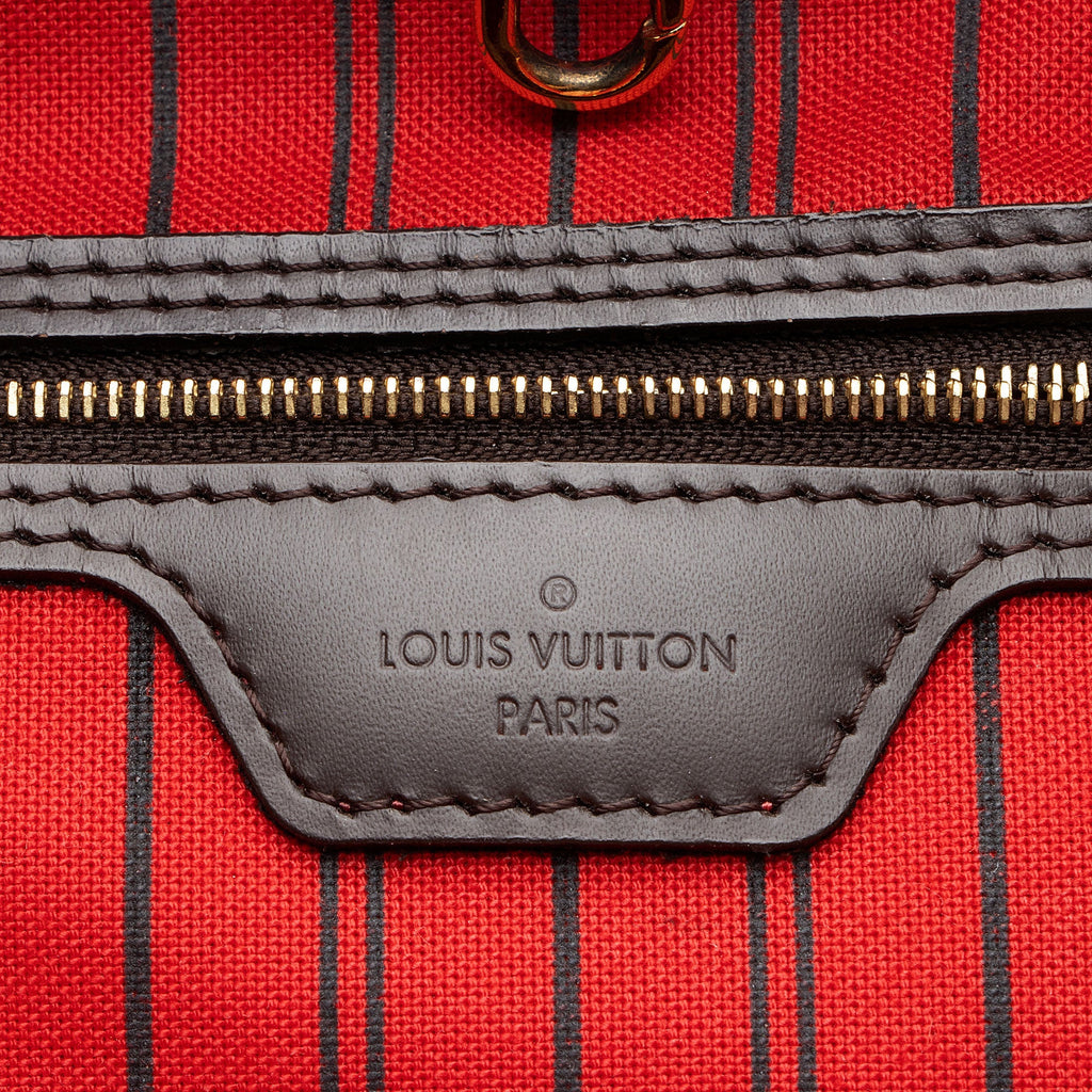 Louis Vuitton Damier Ebene Neverfull MM Tote (SHF-tyDp9G)
