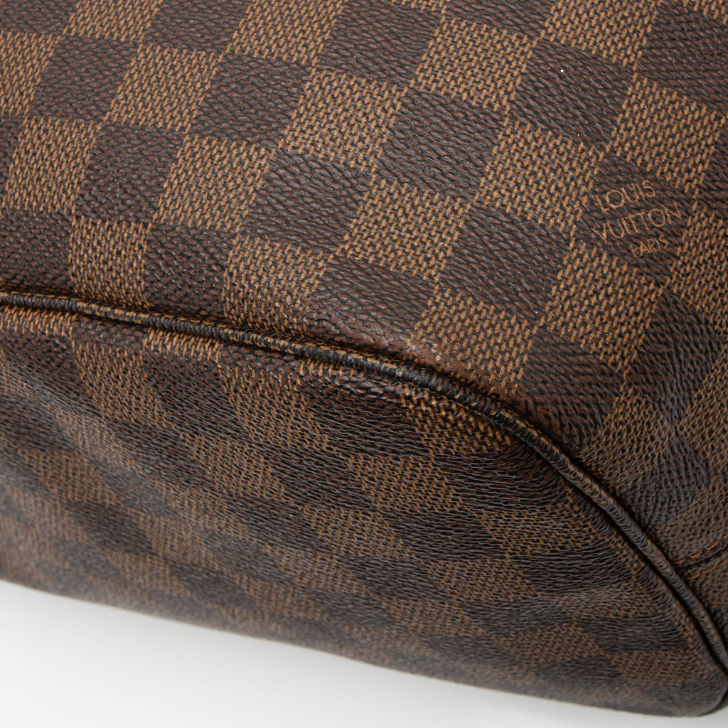 Louis Vuitton Damier Ebene Neverfull MM Tote (SHF-nNvGqX)