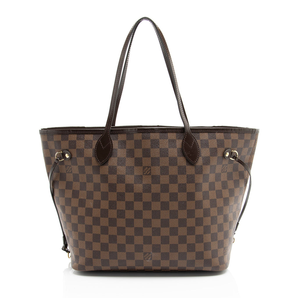Louis Vuitton Damier Ebene Neverfull MM Tote (SHF-m9oBzp)