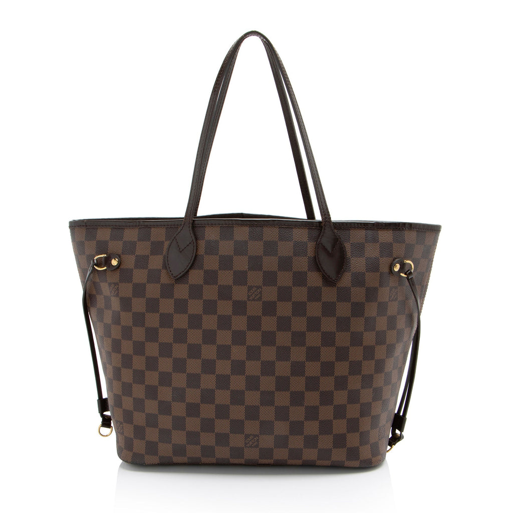 Louis Vuitton Damier Ebene Neverfull MM Tote (SHF-T7BKnj)