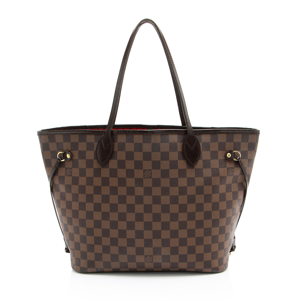 Louis Vuitton Damier Ebene Neverfull MM Tote (SHF-T7BKnj)