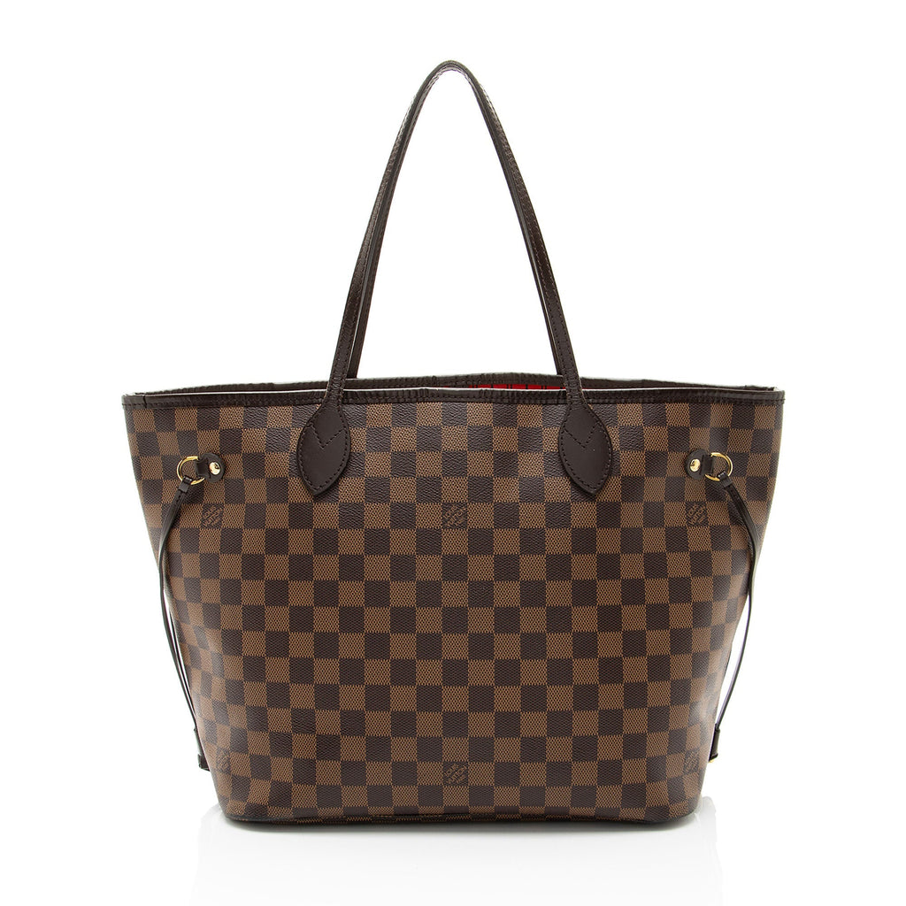 Louis Vuitton Damier Ebene Neverfull MM Tote