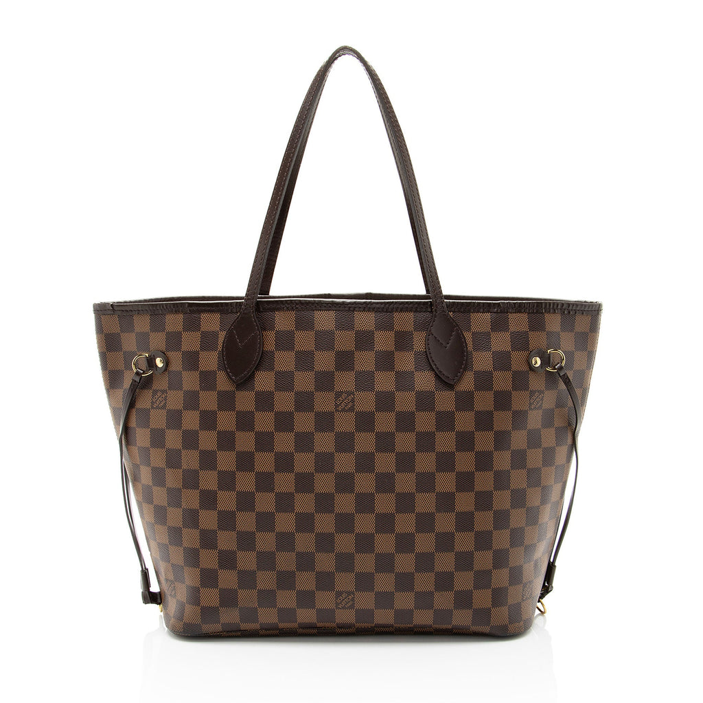 Louis Vuitton Damier Ebene Neverfull MM Tote
