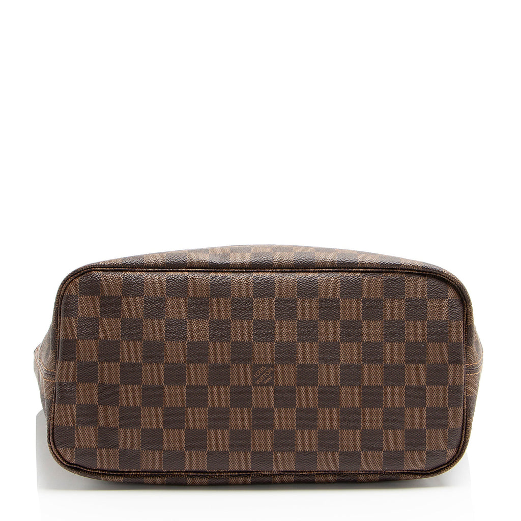 Louis Vuitton Damier Ebene Neverfull MM Tote (SHF-hT5XMe)
