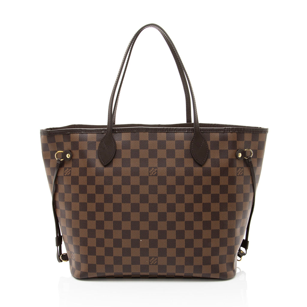 Louis Vuitton Damier Ebene Neverfull MM Tote